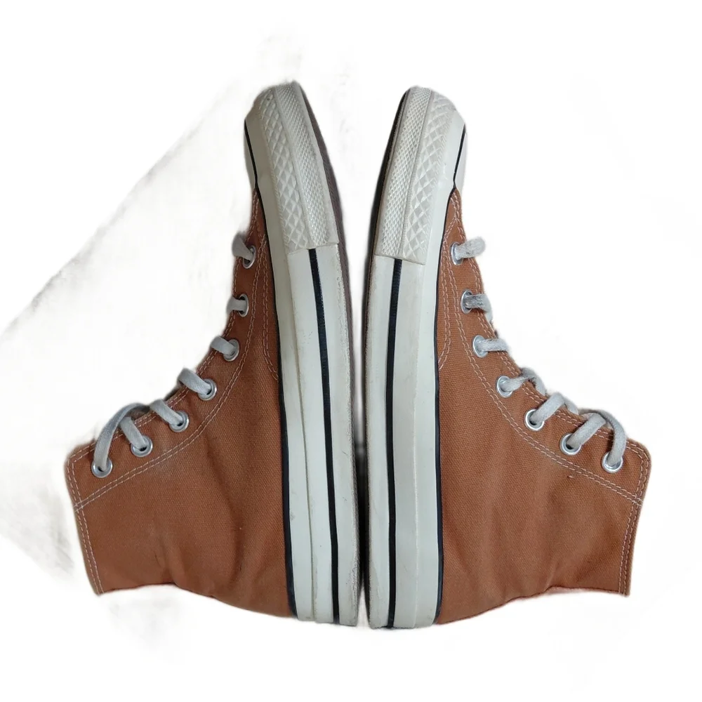 Converse All Star Brown High-Tops Men's Size 6 Chuck Taylor Sneakers - Picture 2 of 14